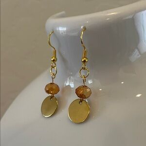 Elegant Gold Dangle Earrings